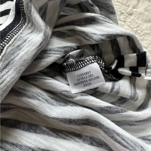 Victoria's Secret PINK | Striped Oversized Pocket Tee Shirt | Size Small - Picture 7 of 9